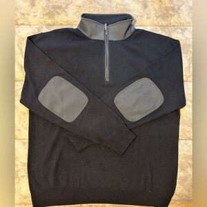 Orvis wool and cashmere sweater men’s size large zip front